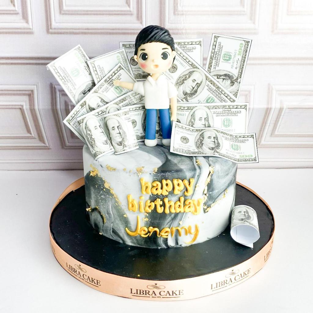 

Kue Ulang Tahun/Birthday Cake/Kue Ultah Tema Dollar/Money Cake