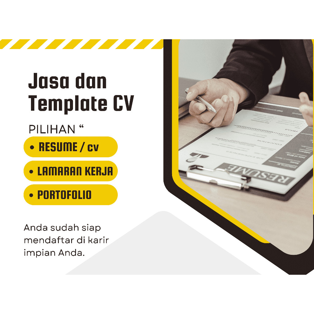 Jasa & Template CV/Resume Profesional