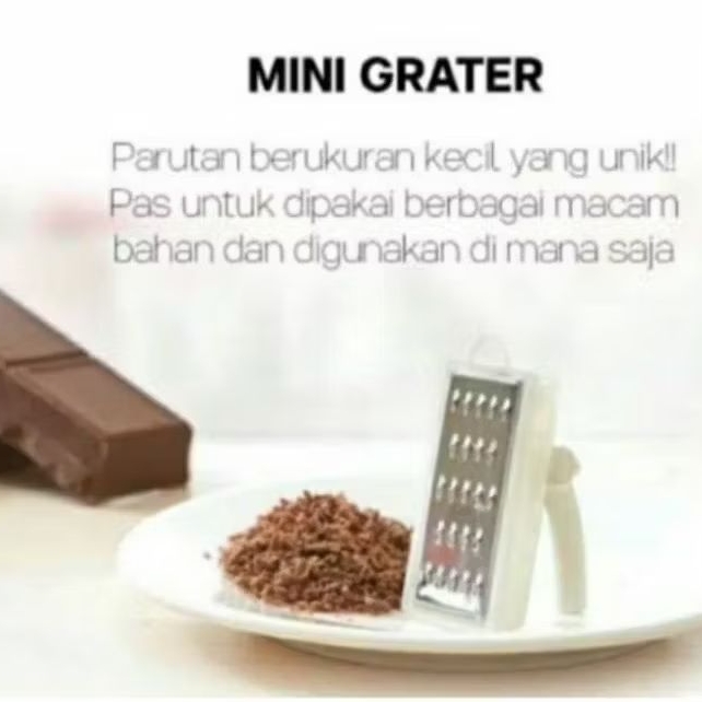Tupperware Mini Grater parutan kecil imut mini alat parut keju coklat