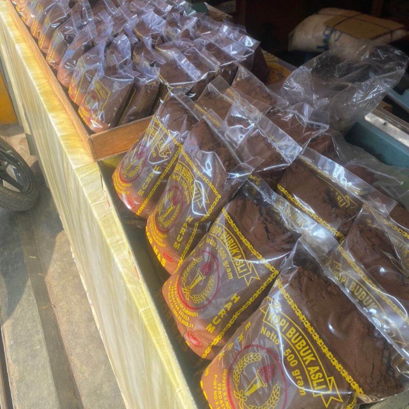 

Kopi Robusta Lampung Cap Obor Mas 500 gram