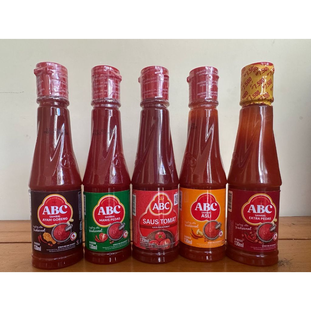 

ABC Saus Tomat Botol 135 ML ABC Sambal All Varian Botol 130ml