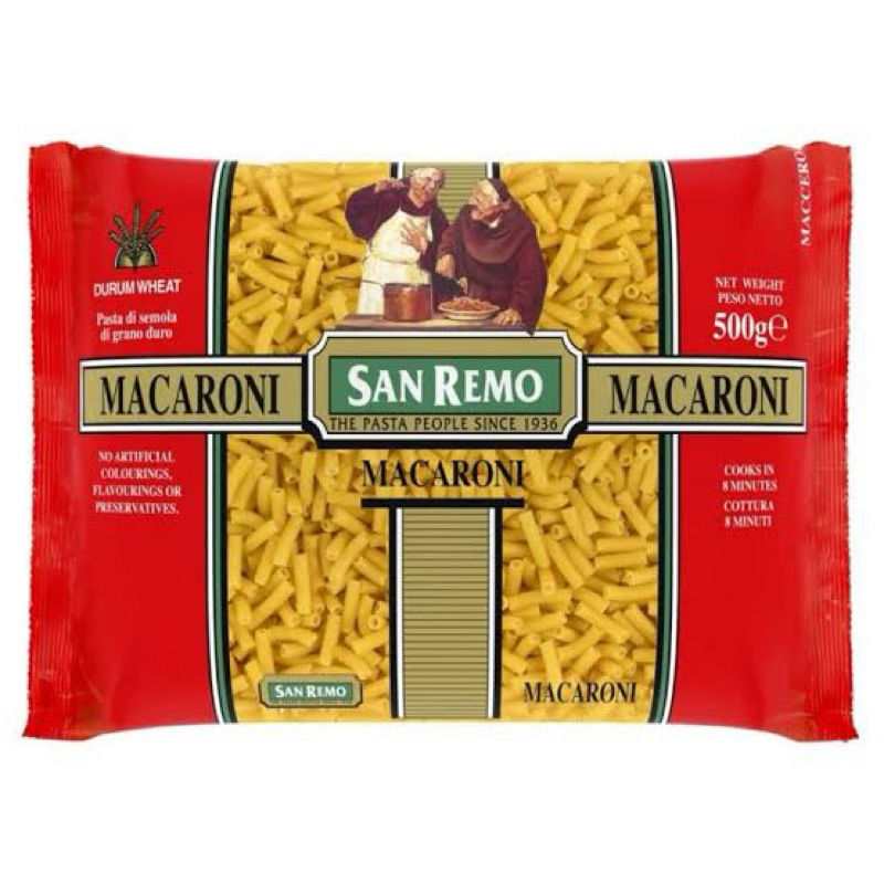 

SAN REMO Pasta Macaroni 500 Gram