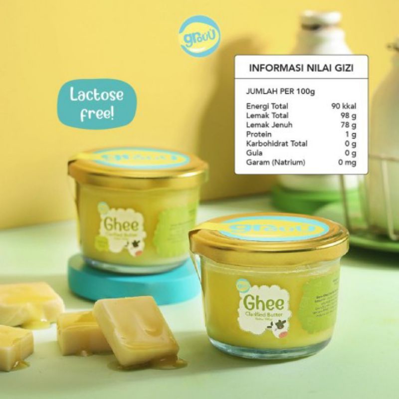 

FANIA GROUU GHEE CLARIFIED BUTTER MENTEGA 100GR