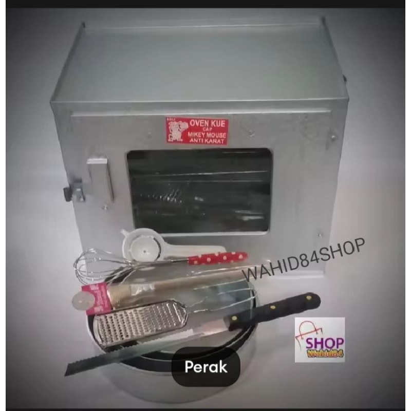 SET OVEN MIKEY/SET LOYANG BULAT/OVEN KUE/OVEN KOMPOR/LOYANG BOLU/LOYANG KUE/LOYANG/OVEN.