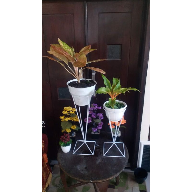 Rak pot bunga single_ rak bunga_rak kembang