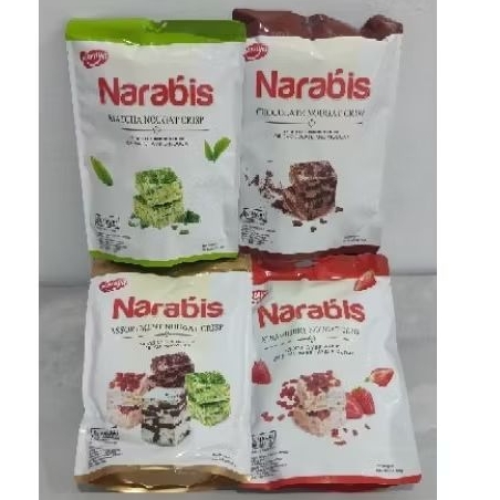 

Narabis✓Nougat crisp aneka rasa✓ 90gr