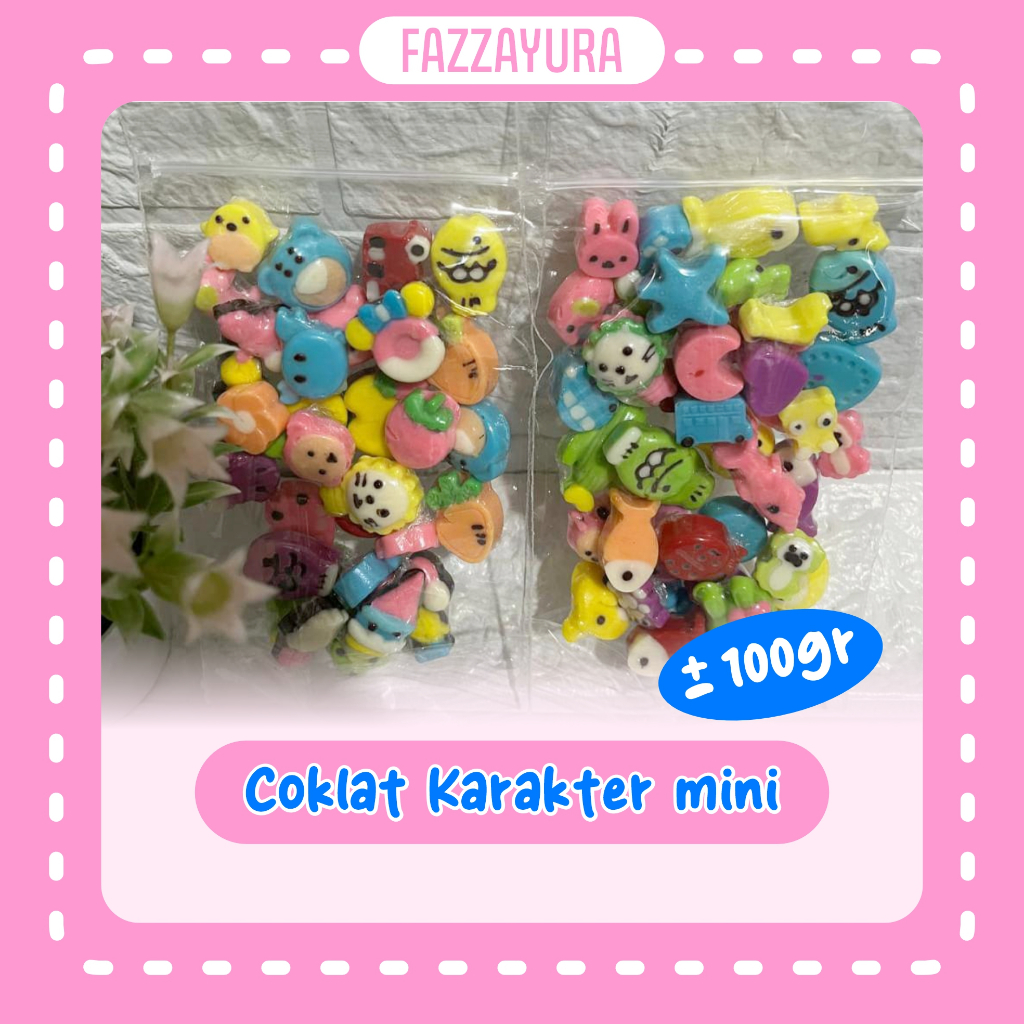 

Coklat karakter mini 100 gr