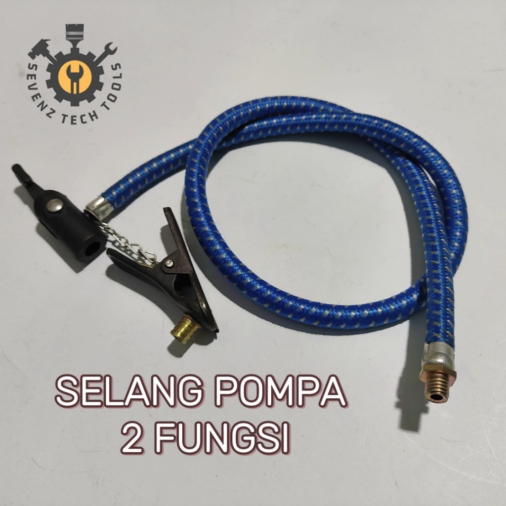 SELANG POMPA ANGIN TABUNG BAN SEPEDA MOTOR MOBIL SEPEDA 2 FUNGSI BAGUS DAN MURAH
