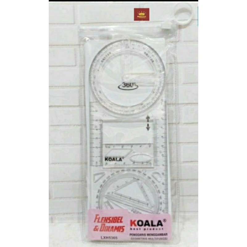 

Penggaris Geometris Multifungsi Koala/Penggaris Flexible dan Dinamis LXH5365 Koala/Penggaria Set