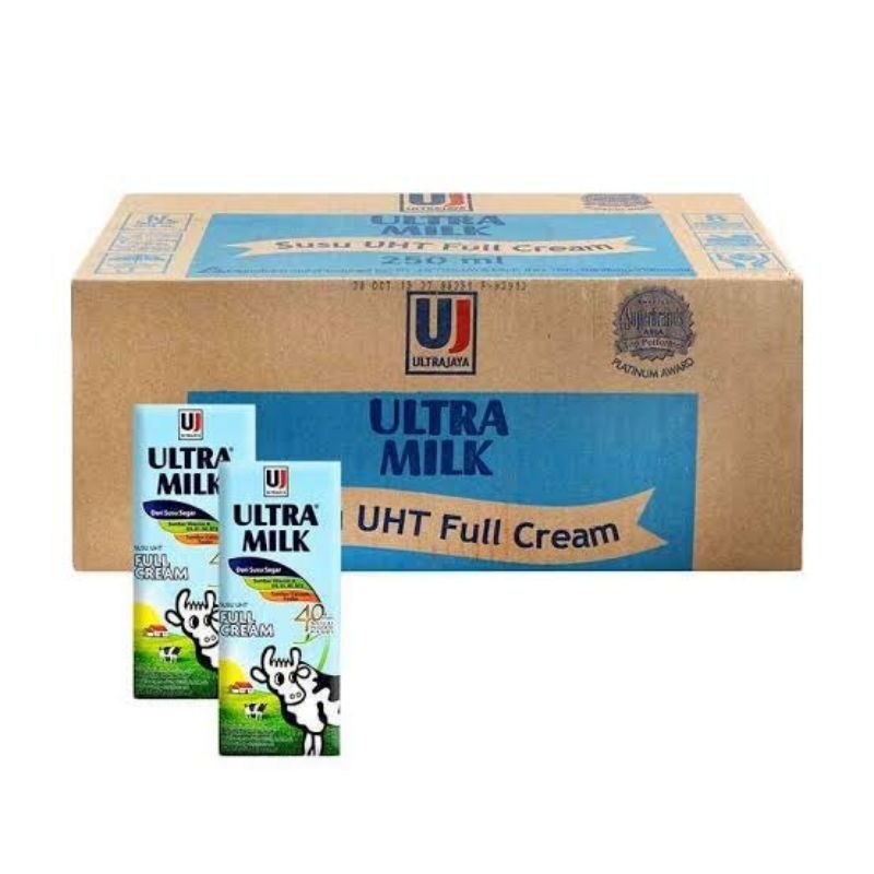 

Ultra Jaya Susu Ultra Milk Full Cream [250 mL/ 1 Dus/ 24 Pcs]