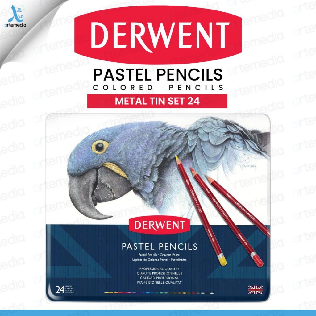

Derwent Pastel Color Pencil Pensil Warna Set 24