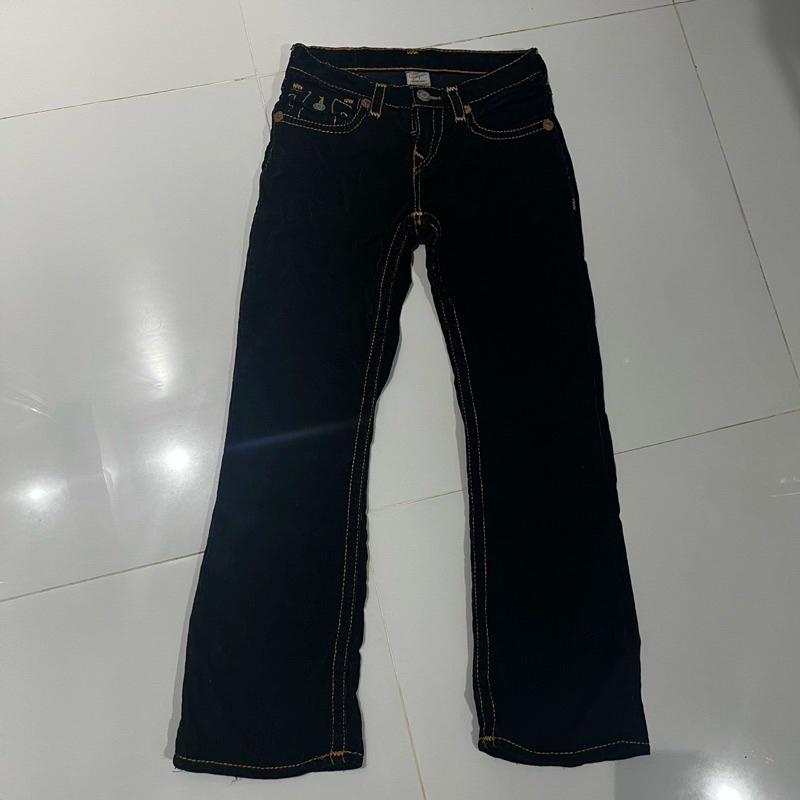 celana jeans corduroy cewek true religion