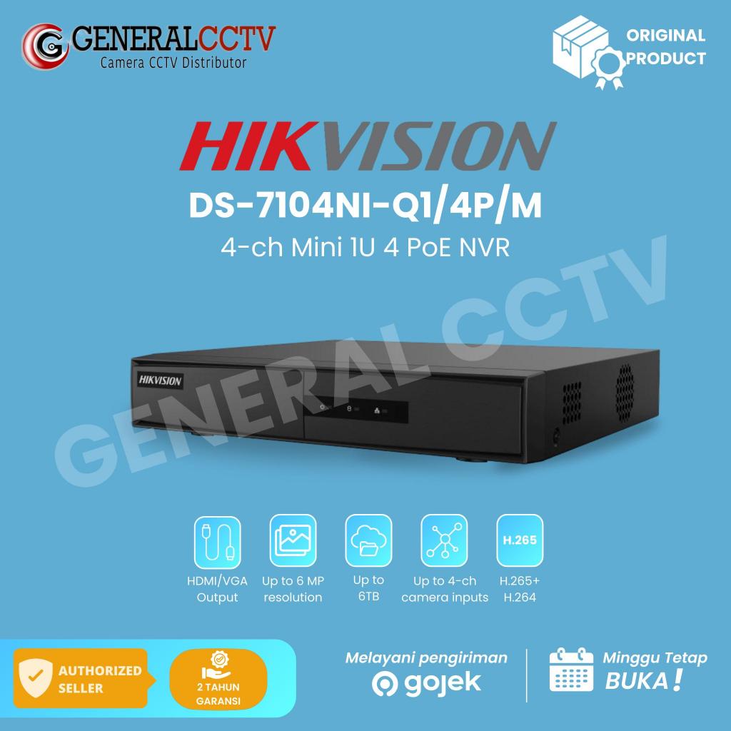 HIKVISION DS-7104NI-Q1/4P/M NVR HIKVISION 4 CHANNEL PoE / NVR HIKVISION 4 CHANNEL POE