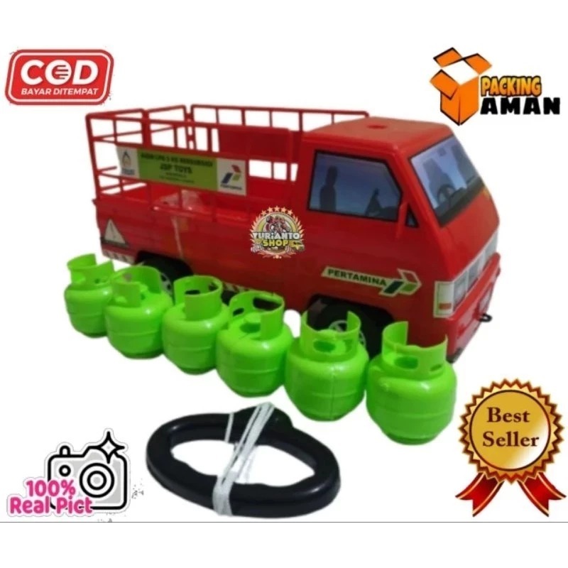 Promo Termurah Mainan Anak / MAINAN ANAK MOBIL PICK UP L300 / MAINAN ANAK MOBIL PERTAMINA PENGANGKUT