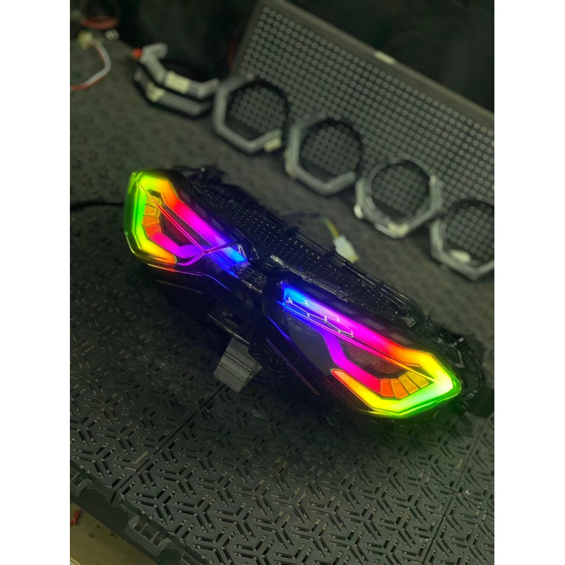 NMAX NEW | STOPLAMP NMAX NEW CUSTOM RGB MATRIX