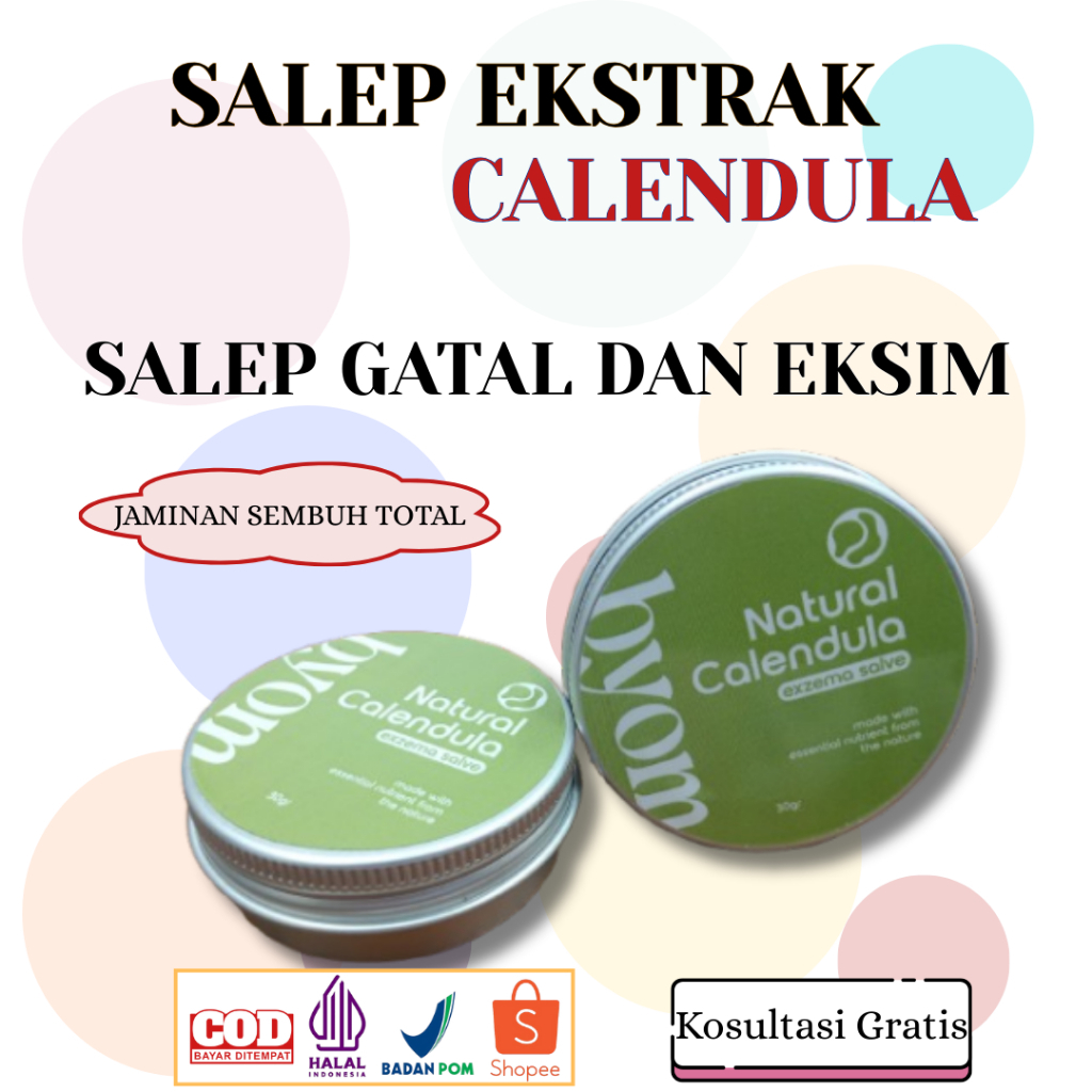 [BYOM] Salep Obat Gatal Ampuh, Eksim Jamur Selangkangan Psoriasis Skabies- BPOM HALAL