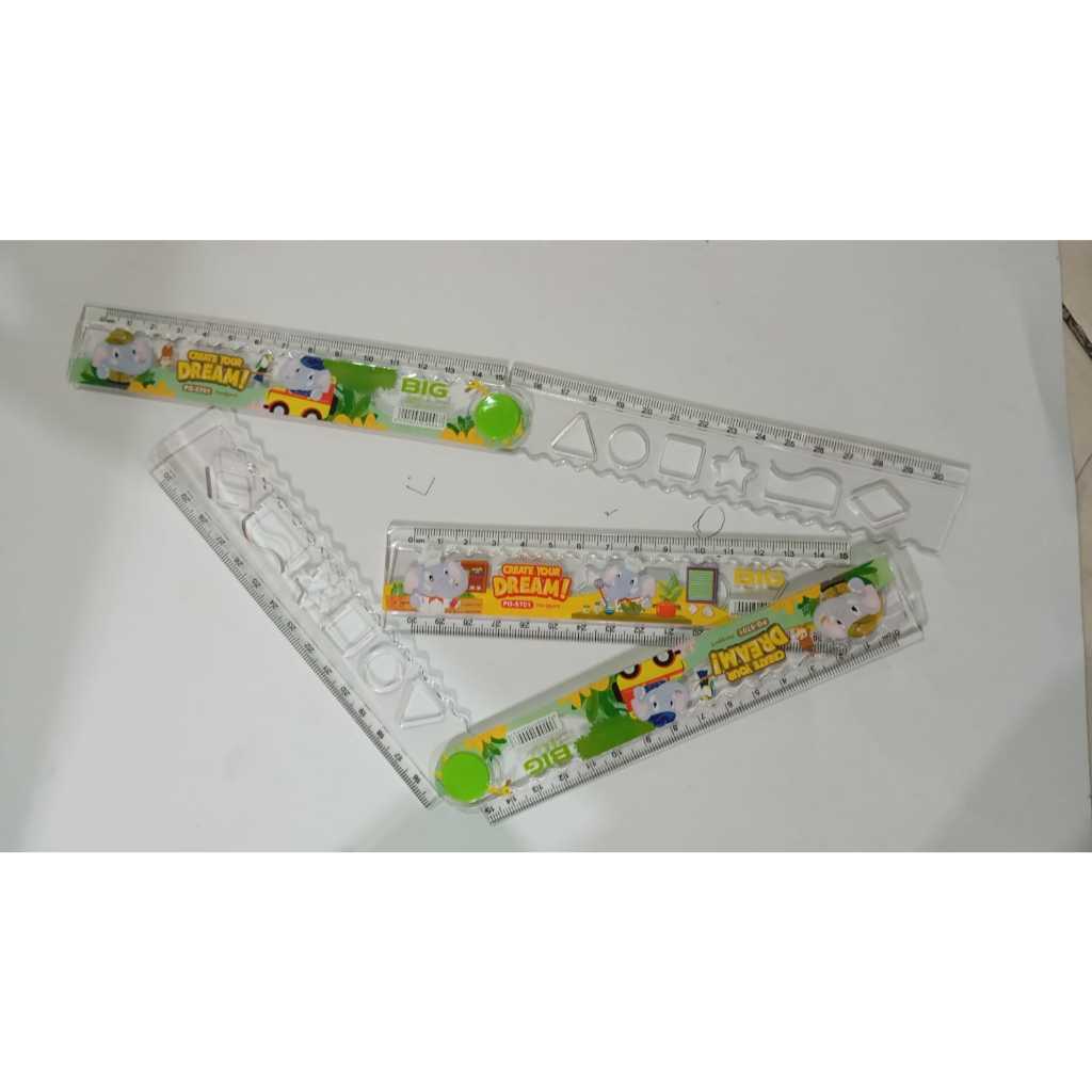 

Penggaris Lipat 30 cm BIG Fancy Lucu Berkarakter Hewan warna warni