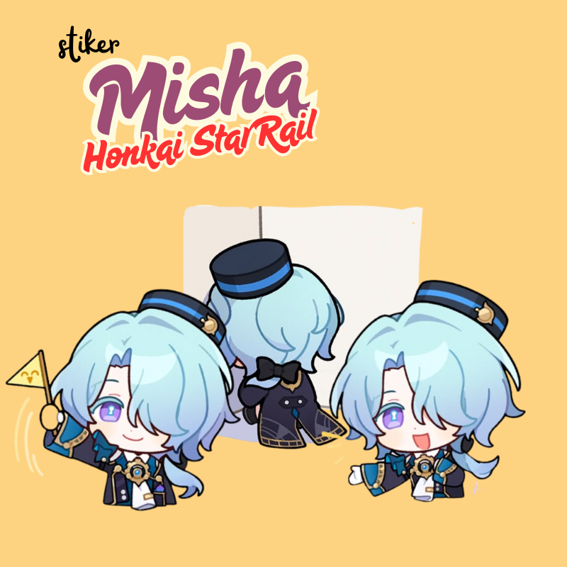 

STIKER MISHA HSR | STICKER MISHA HONKAI STAR RAIL 7 CM VINYL GLOSSY ANTI AIR