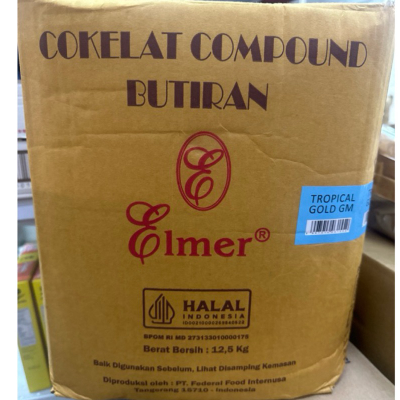 

Elmer Meses Dark chocolate Tropical Gold 250grm