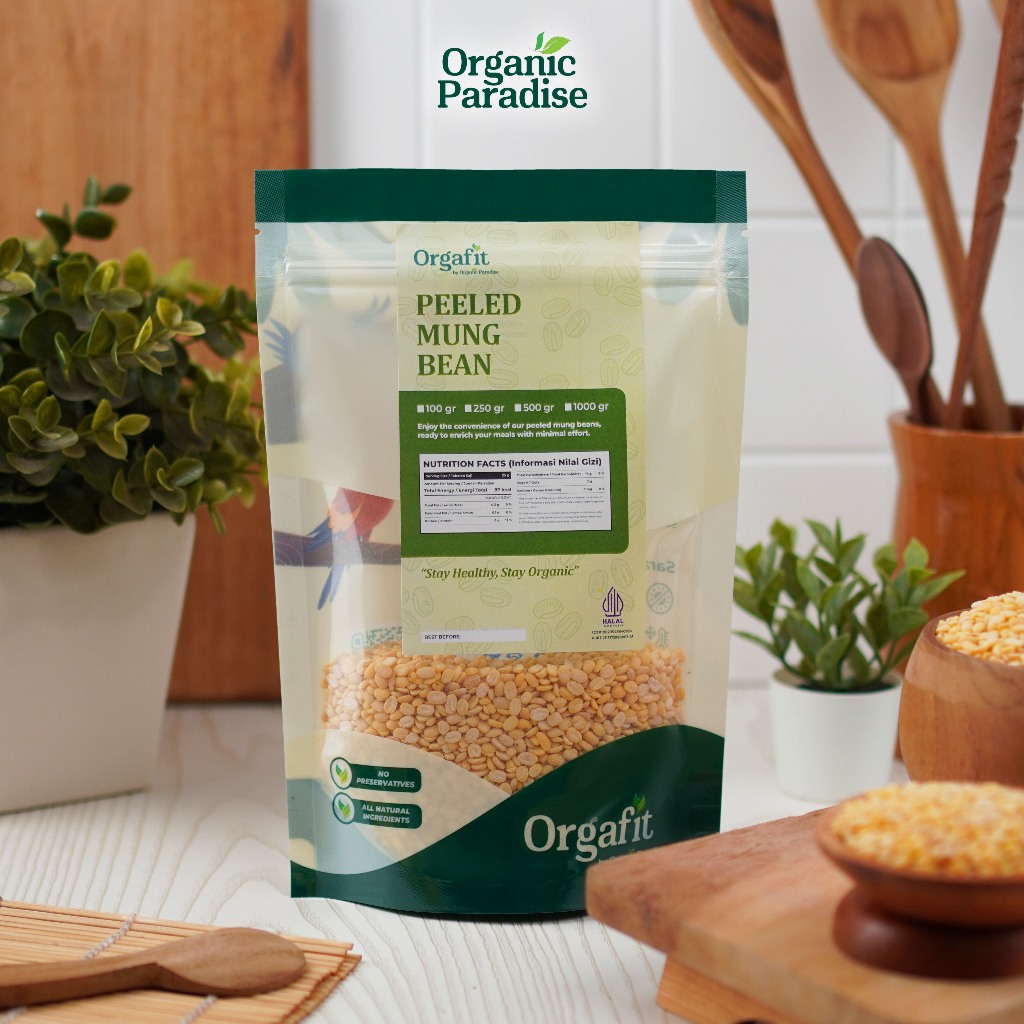 

bGF Kacang Hijau Kupas Super / Kacang Ijo / Mung bean Import gr