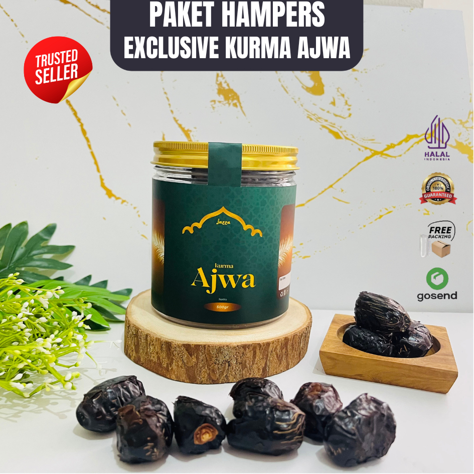 

Paket Hampers Toples Thinwall Tabung Premium Original 100% Khas Arab Kurma AJWA Oleh-Oleh Haji dan Umroh