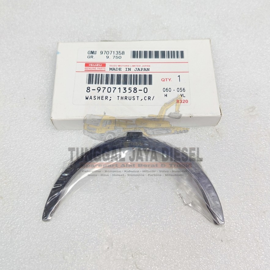 Metal Bulan Thrust Washer Hitachi Zaxis110 ZX110 Zaxis 110 Isuzu 4BG1 4BD1 8-97071358-0