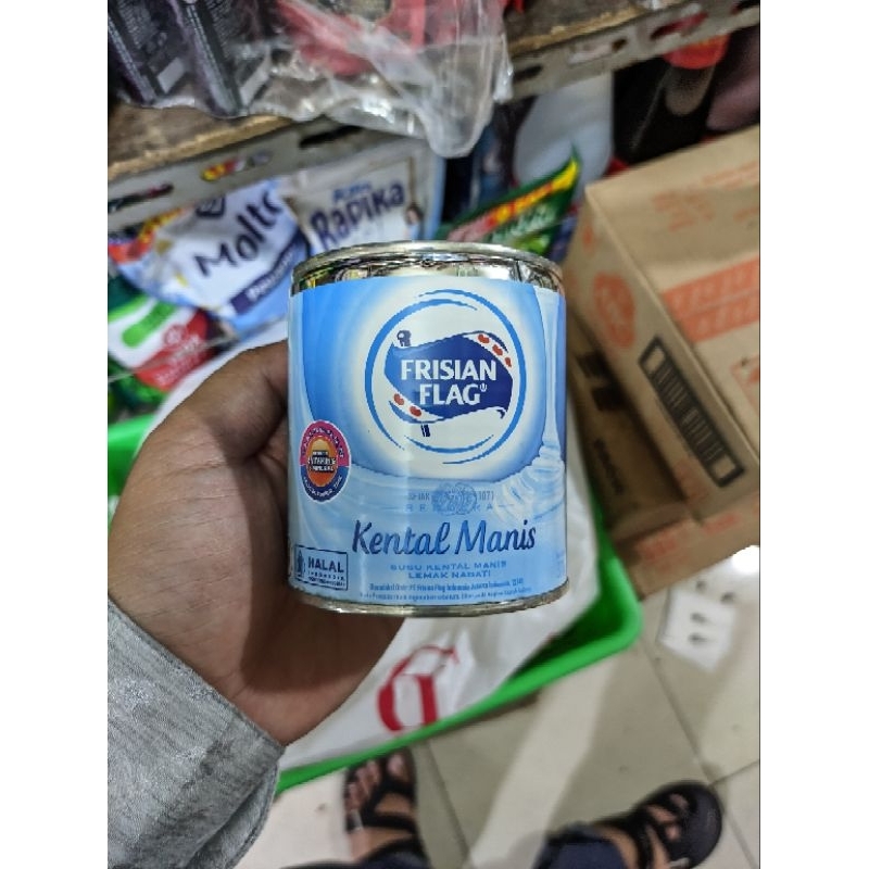 

Susu Kental Manis Kaleng Frisian Flag Bendera 370 gr 370gr gram