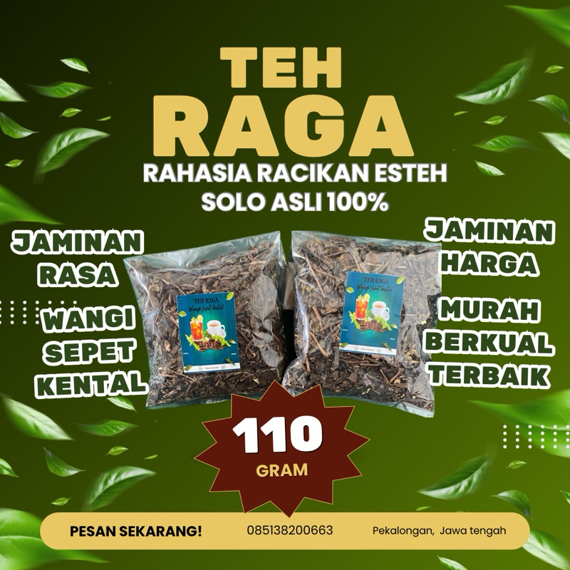 

TEH RAGA teh racikan es teh solo asli kemasan 110 gram
