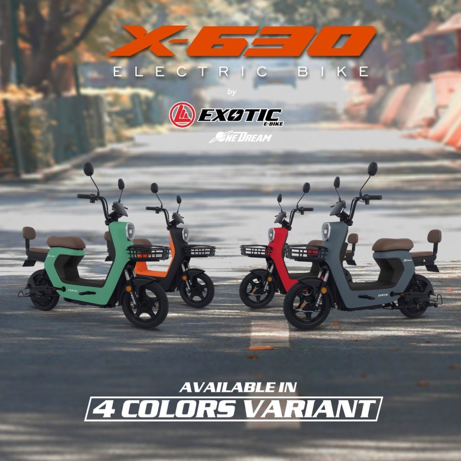 SEPEDA LISTRIK EXOTIC E-BIKE X-630