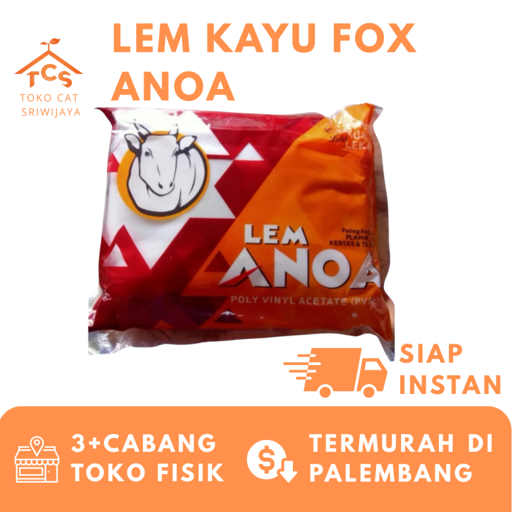LEM KAYU FOX MERK ANOA BESAR DAN KECIL
