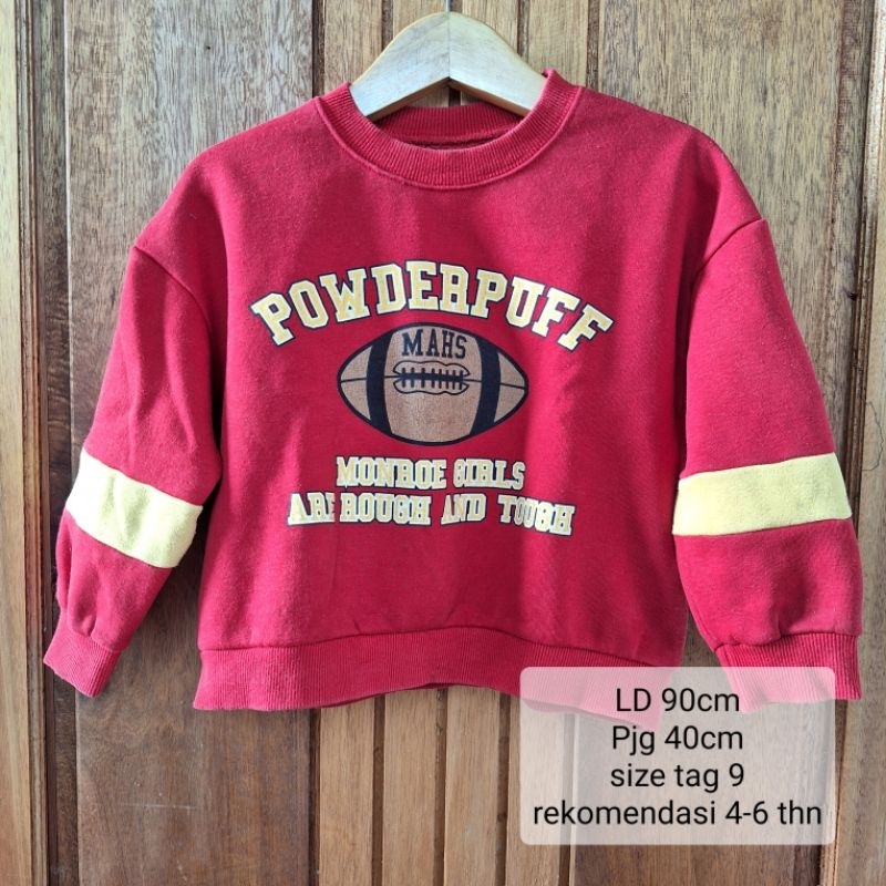 CN SWEATER ANAK LAKI-LAKI 4-6 TAHUN WARNA MERAH BAHAN TEBAL MURAH