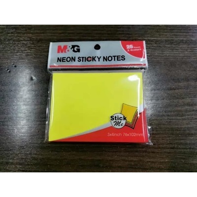 

M&G STICKY NOTES 4 COLORS 76X102mm