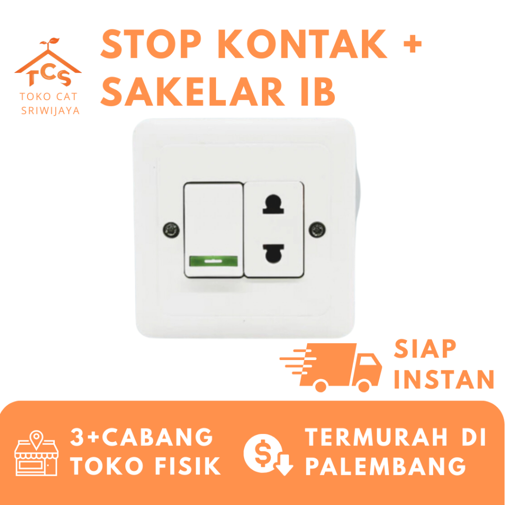 STOP KONTAK +  SAKELAR SAKLAR IB MERK HSC