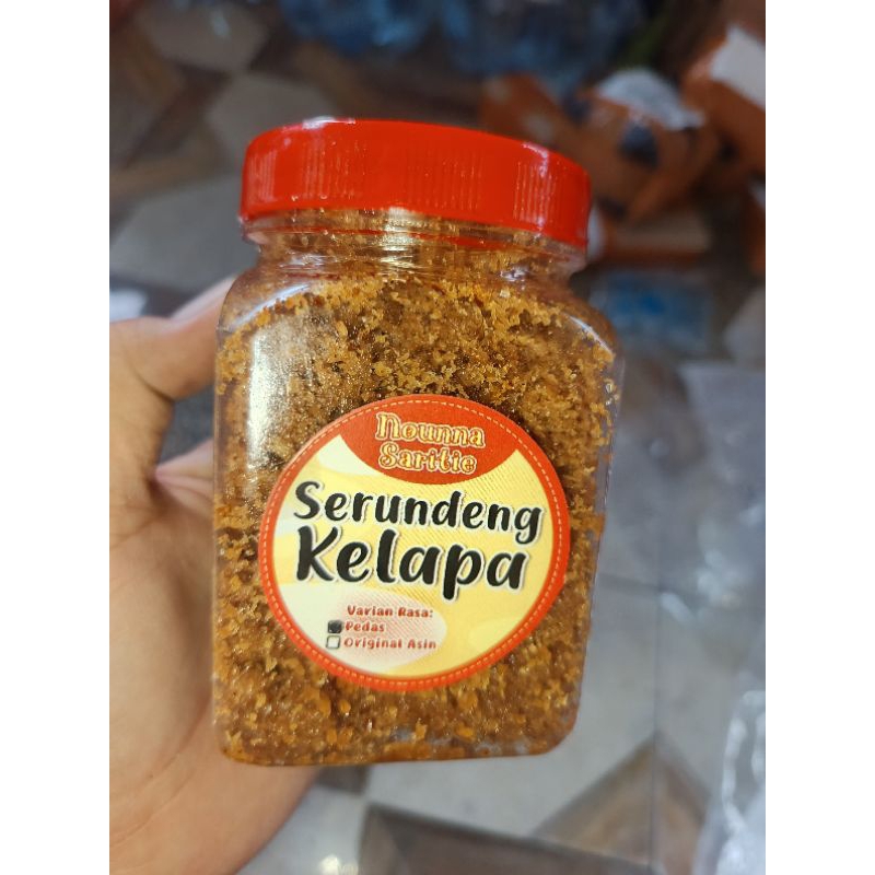 

HG Serundeng Kelapa Extra Bawang Rempah Nikmat NOUNNA SARITIE Kemasan Jumbo