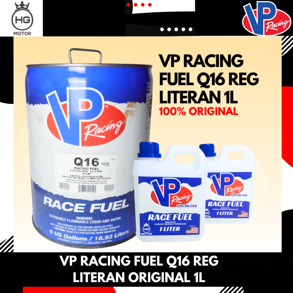Vp Racing Fuel Q16 Reg Literan Original Vp Racing 1L