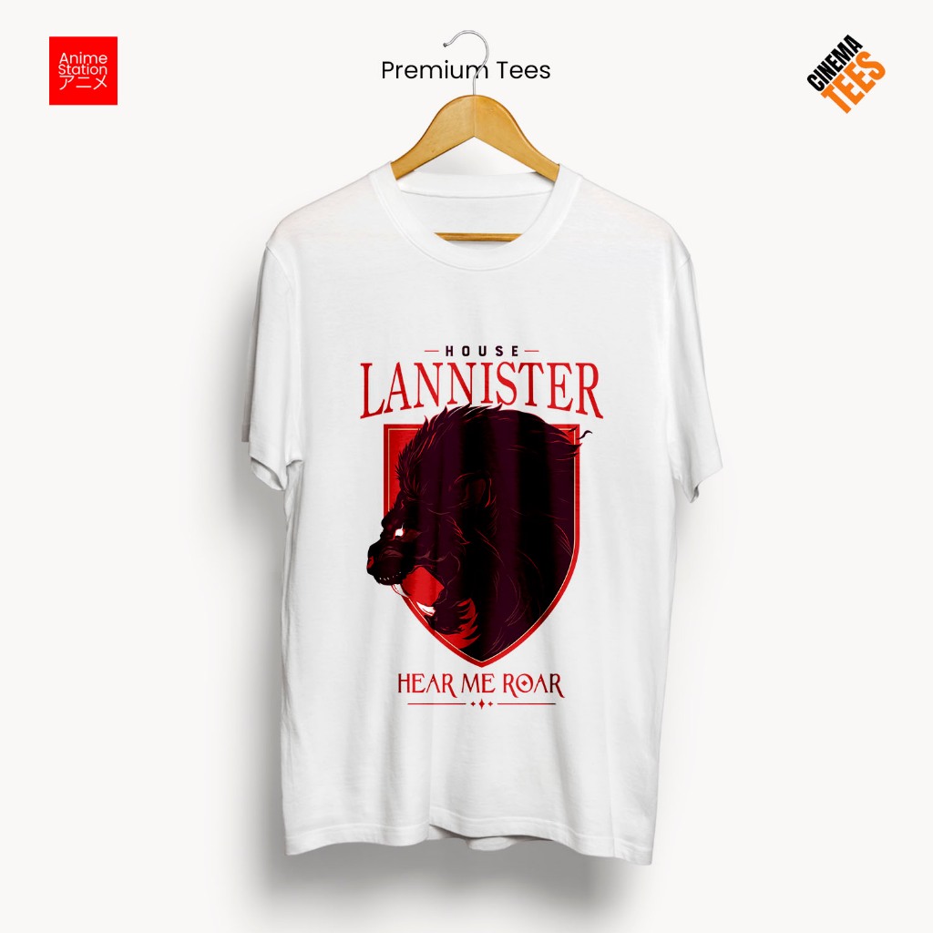 Tshirt House of Lannister - Kaos Game of Thrones