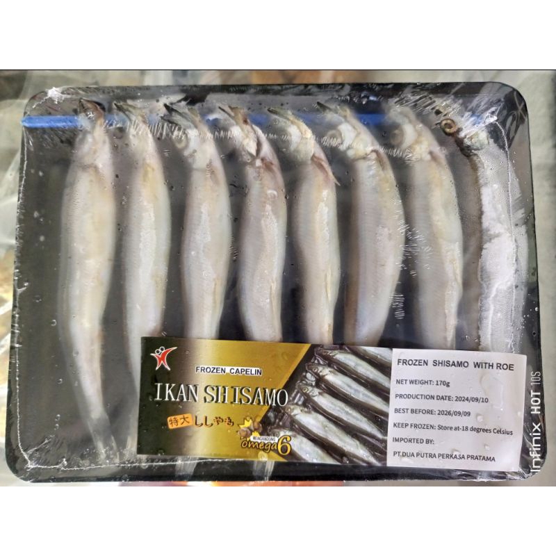 

Ikan Shisamo 170 gram