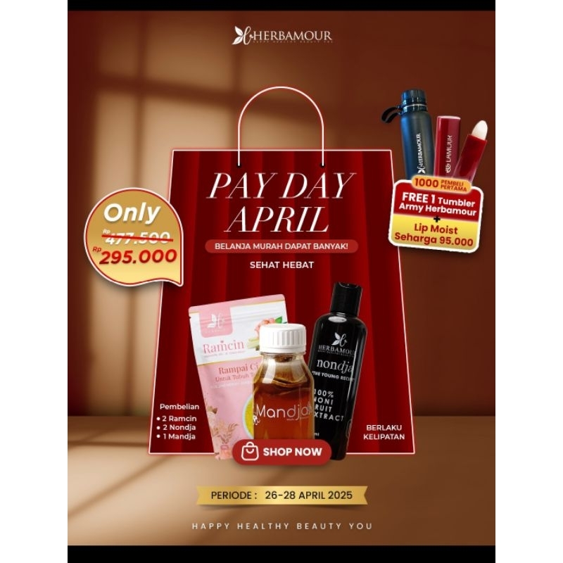 

Paket Promo Herbalove 3