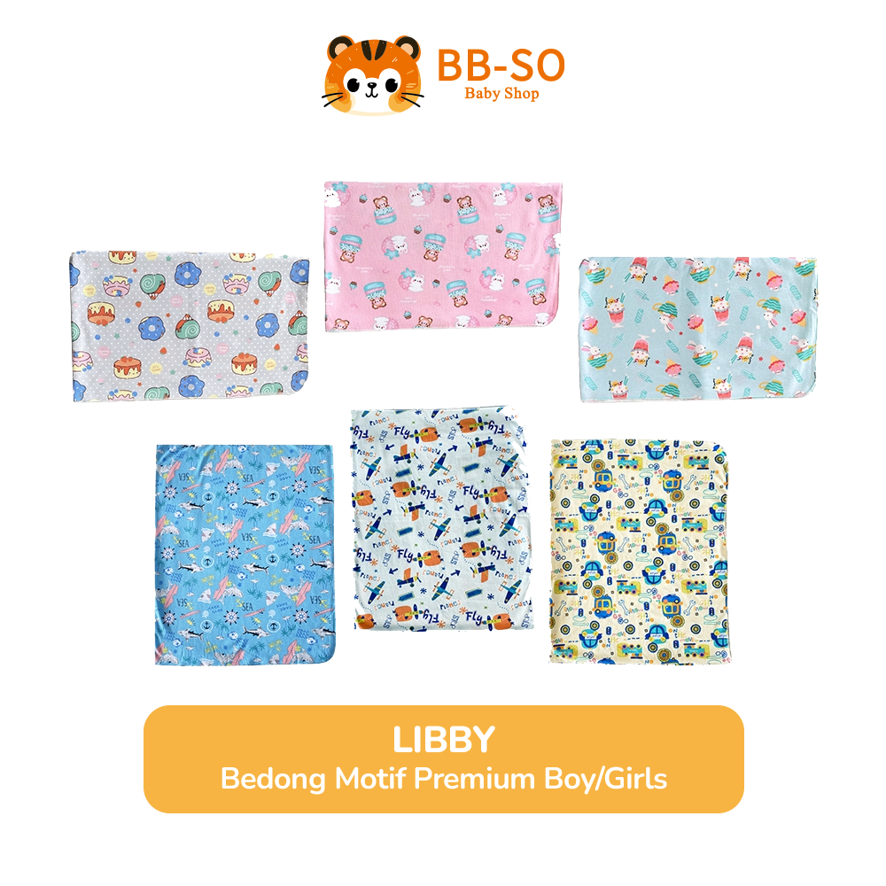 LIBBY Bedong Motif Premium Boy/Girls