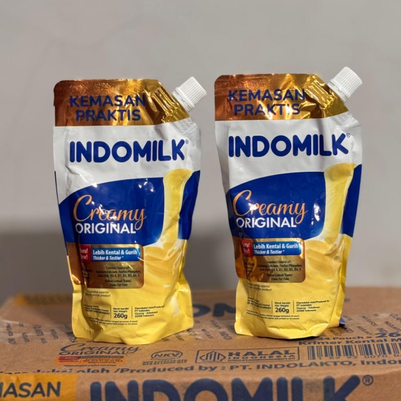 

[isi 2 pcs] SUSU INDOMILK KENTAL MANIS 260 GRAM TERBARU KEKINIAN