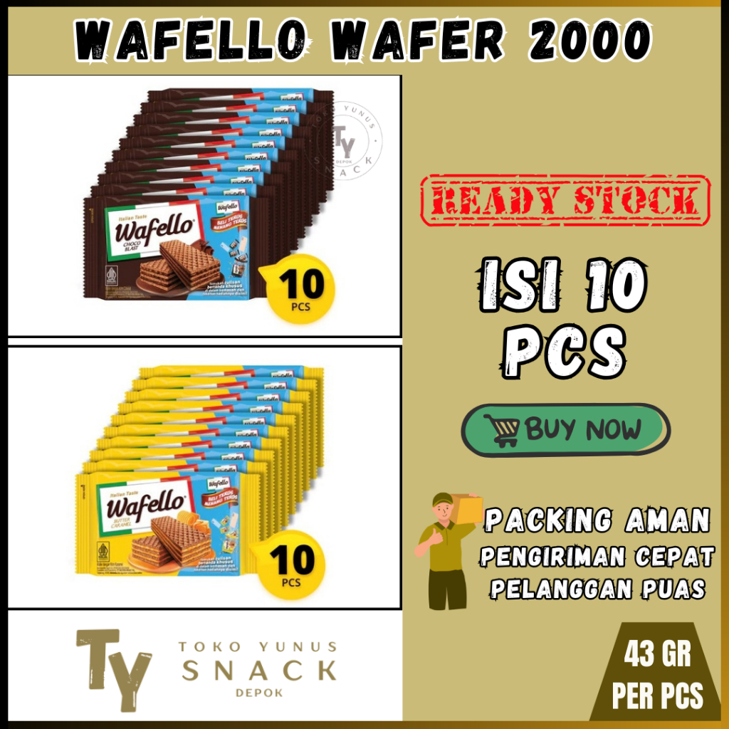 

WAFELLO 2000 PACK ISI 10 @43GR