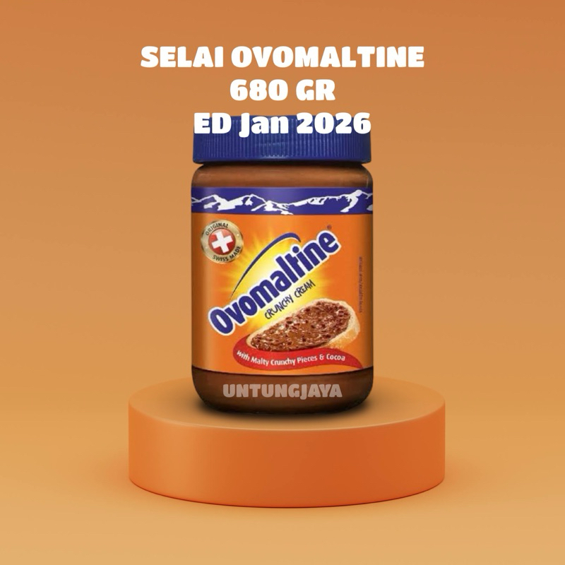 

SELAI OVOMALTINE 680 GR // OVOMALTINE CRUNCHY CREAM 680GR // OVOMALTINE SELAI 680GR