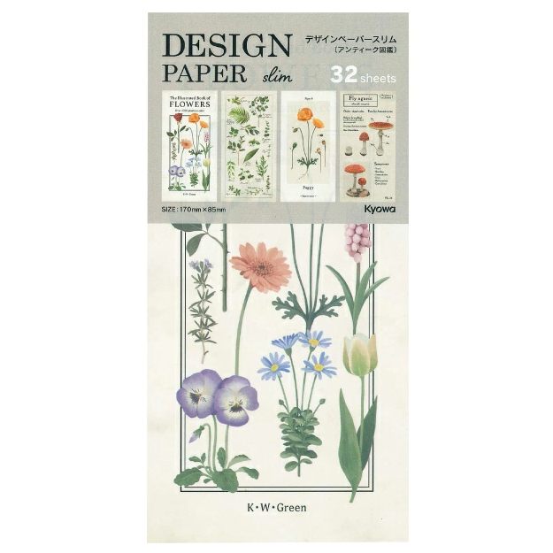 

Kyowa Slim Design Paper Antique 32 Sheets