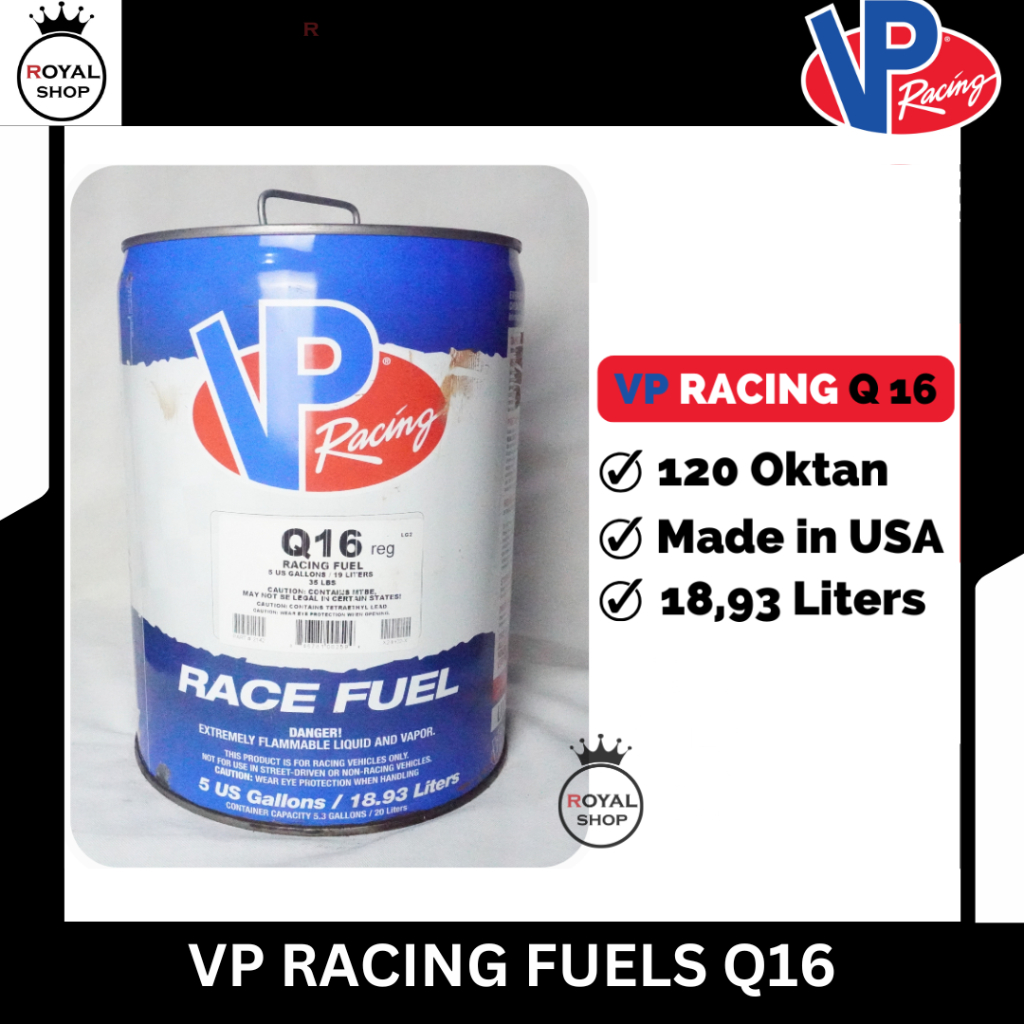 Vp Racing Fuel Q16 Reg Original Vp Racing 1 Drum / 19L