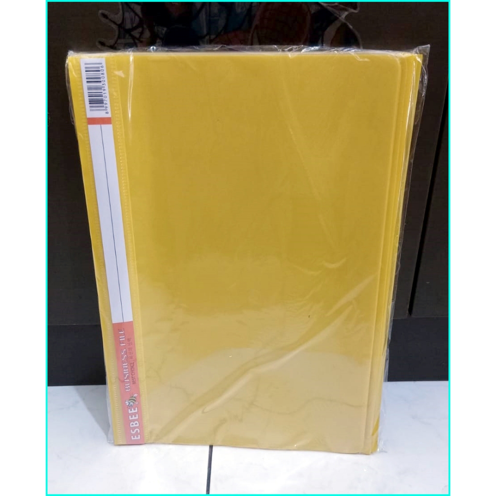 

(12 PCS / 1 PAX WARNA KUNING) Map Business File Kantong Folio Esbee / Bisnis File Acco Plastik F4