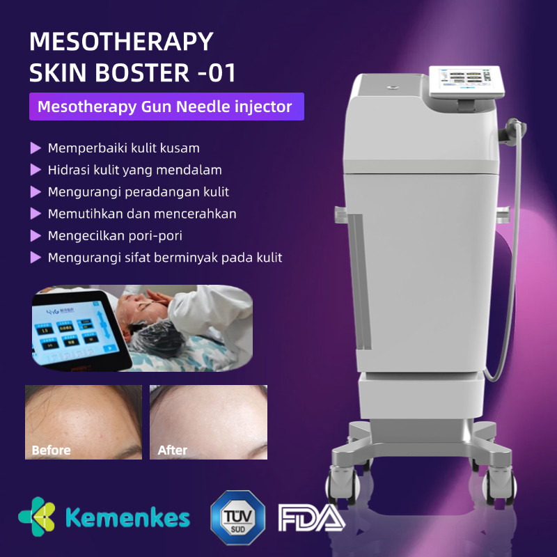 FDA - PAA Dermashine pro Syringe-assisted propulsion device Multi needle meso injector gun 9pin Need