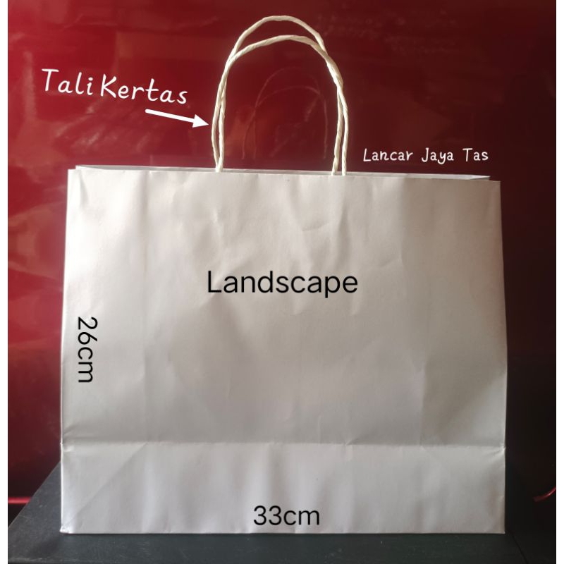 

Paperbag putih | 26x33 | 33x26