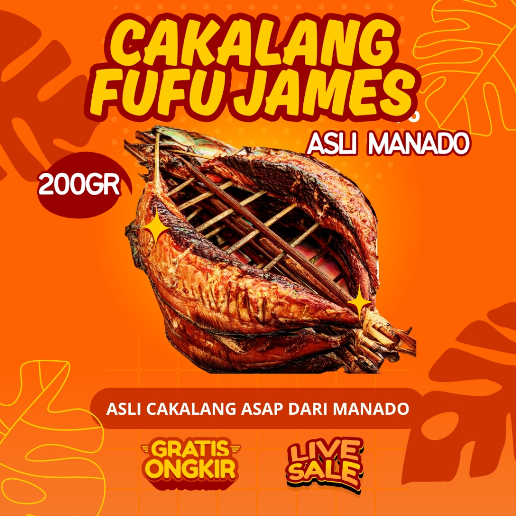 

CAKALANG FUFU JAMES 200GR CAKALANG ASAP ASLI MANADO