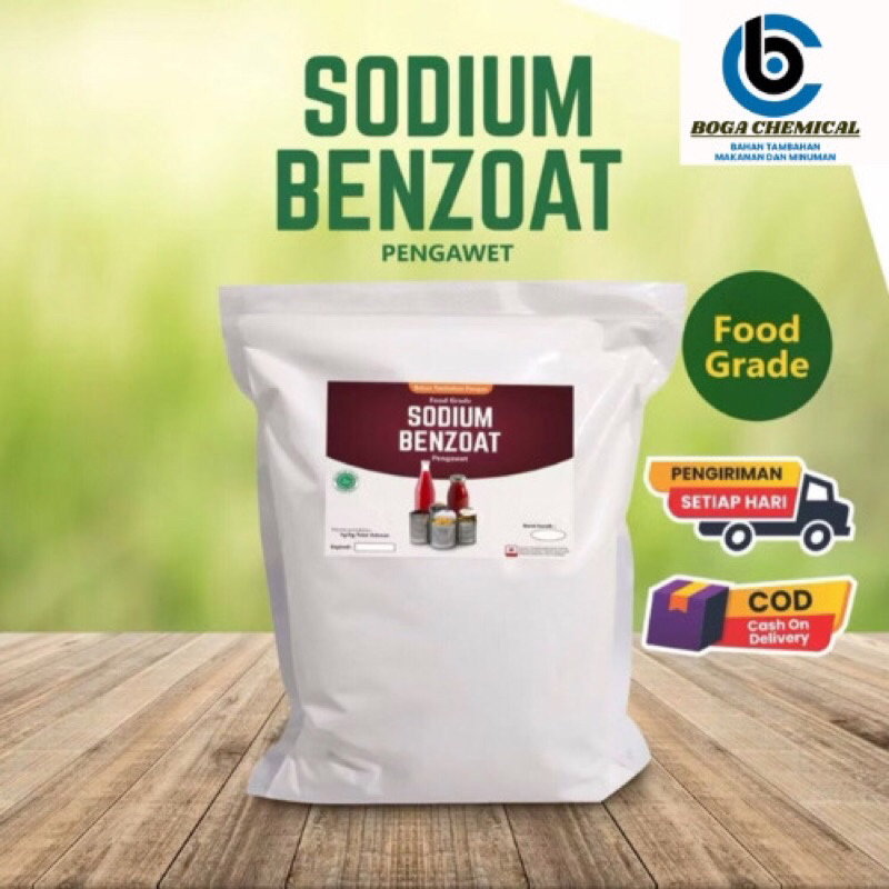 

1kg Sodium Benzoat 500g / Pengawet Makanan dan Minuman