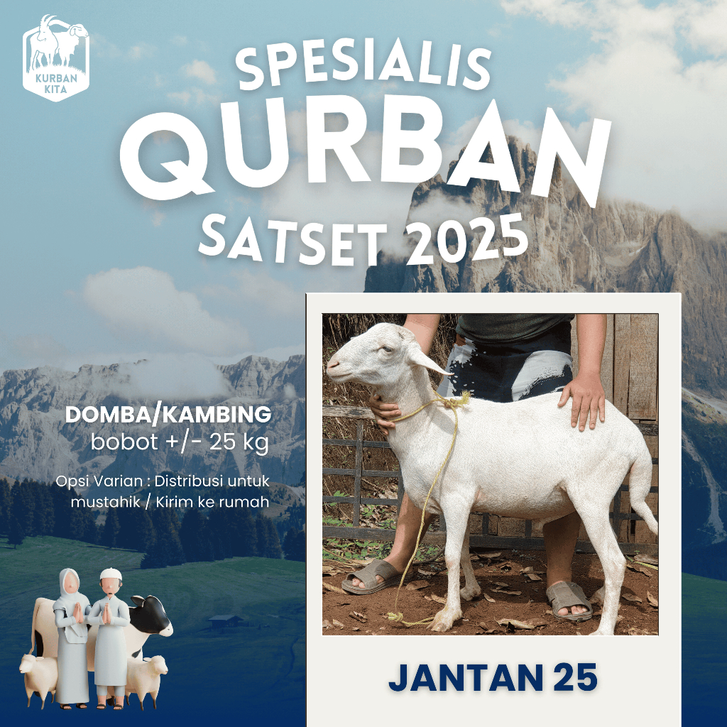 

Hewan Qurban Kambing Domba Qurban Kurban Hidup Bobot 25kg Kirim Qurban Kita